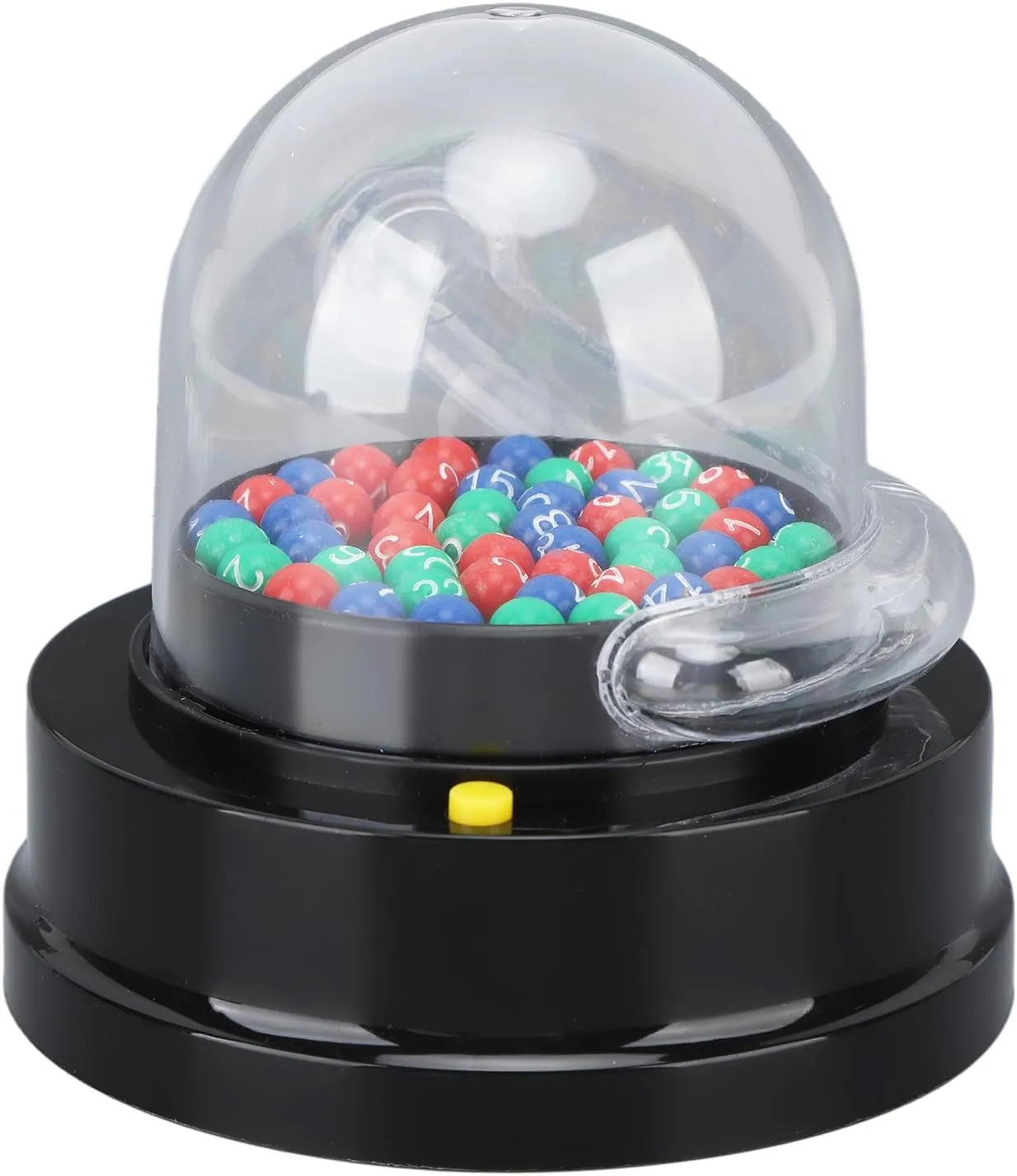 Lotto Ball Machine, Electric Shake Lucky Ball Machine Bingo Machine Cage Portable Mini Fortunate Number Lottery Shaker for Game Party Prizes