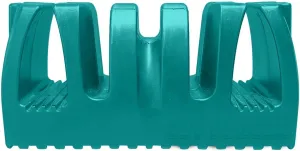 Magnetic Ski Holder and Snowboard Rack - Anti-Slip Design Scratch-Proof, Portable Storage Solution Ski Rack for Garage, Cargo Box, Cars, Ski Bags and Outdoor Adventures (Aqua Green, One Pack)