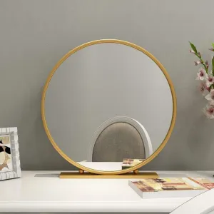 Magnifying Makeup Mirror, Desk Free Standing Portable Magnification Vanity Make up Mirror for Shaving Traveling Makeup Mirror