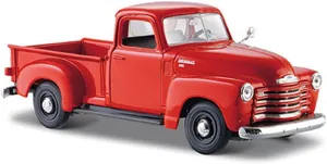 Maisto 1950 Chevy 3100 Pickup Truck, Orange 31952-1/24 Scale Diecast Model Toy Car, Multi