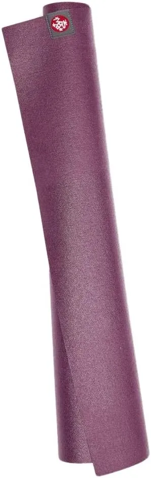 Manduka EKO Superlite Yoga Travel Mat – 1.5mm Thick Travel Mat for Portability, Eco Friendly and Made from Natural Tree Rubber. Superior Catch Grip for Traction, Support and Stability (Acai)