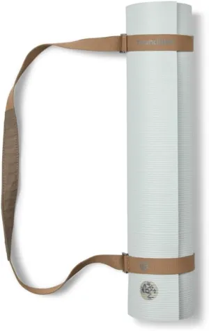 Manduka Yoga Commuter Mat Carrier - Eco-Friendly Cotton, Easy to Carry, Hands-Free, For All Mat Sizes, 68" x 1.5"