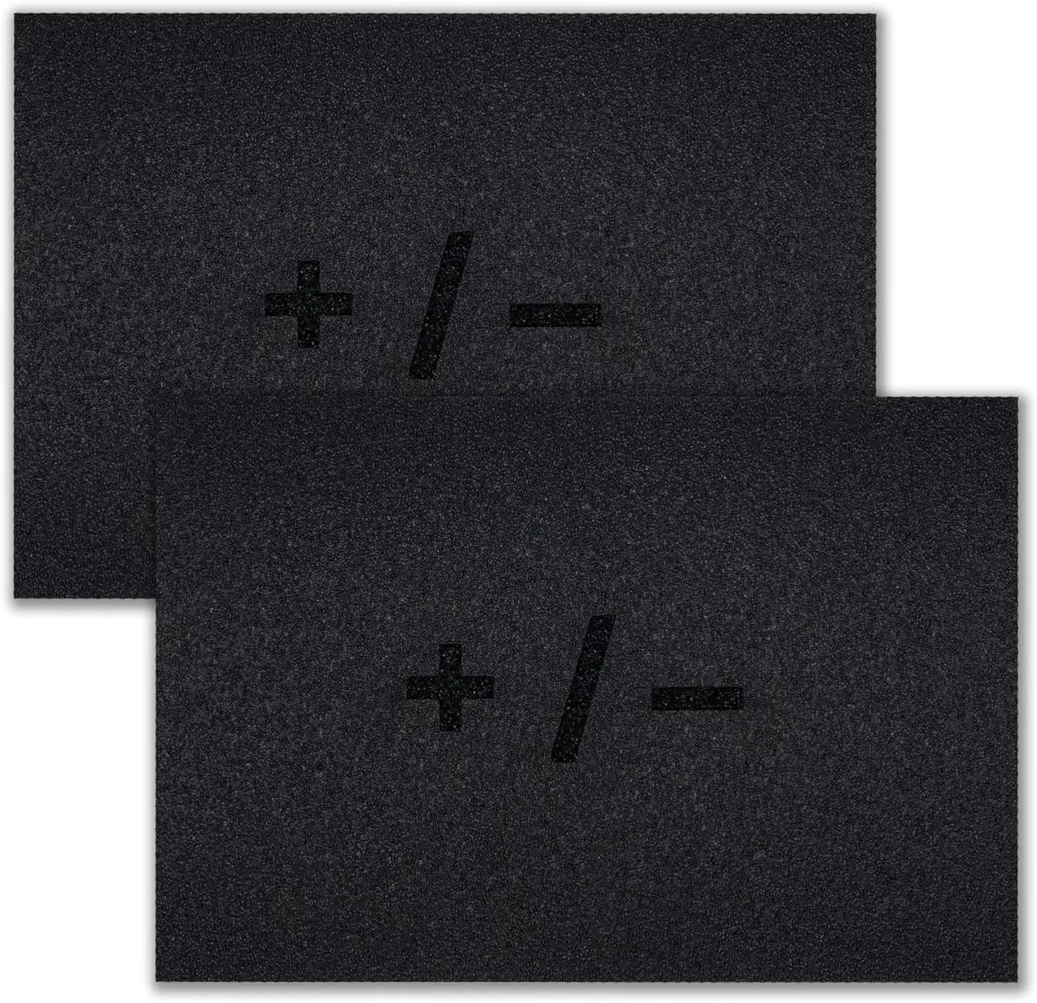 Mannino Enterprises Shock Absorber Mats Pack of 2 - Rubber Battery Guard Tray Pad, Car Battery Protector & Acid Mat, Anti Corrosion Pads for Battery Corrosion Prevention (Group 24 (10.25" x 6.75"))