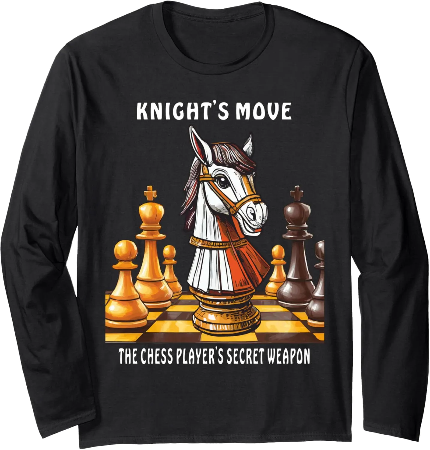 Masterful Chess Move Design For Strategists Playing Chess Long Sleeve T-Shirt