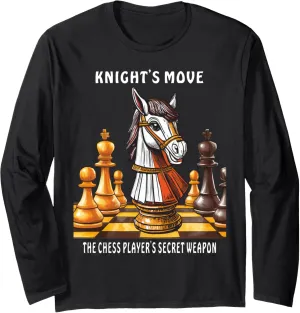 Masterful Chess Move Design For Strategists Playing Chess Long Sleeve T-Shirt