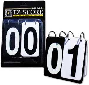 Match Tuff Ez-Score (0-9) | Portable Tennis Score Keeper | Outdoor & Indoor | EZ-Flip