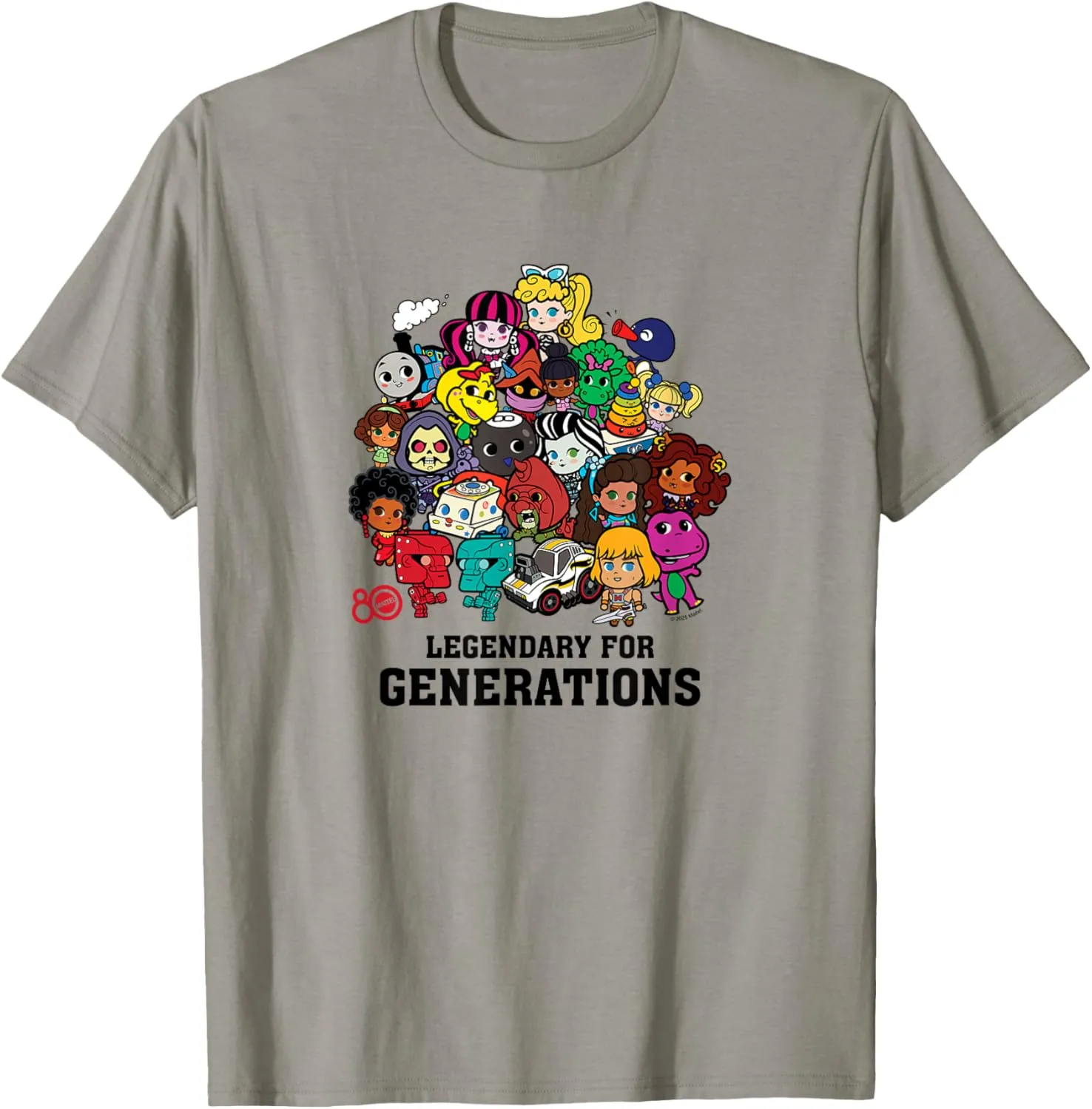 Mattel - 80th Anniversary Legendary for Generations T-Shirt