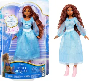 Mattel The Little Mermaid Sing & Discover Ariel Doll with Signature Dress, Toys Inspired by the Movie