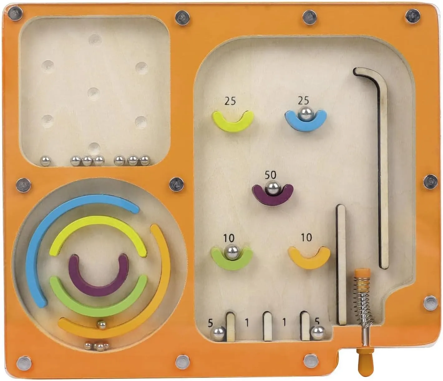 Maze Board Game for Kids,Wooden Labyrinth Game for 3  Years Old Boys and Girls MGYX-02 (Large)