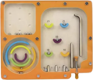 Maze Board Game for Kids,Wooden Labyrinth Game for 3  Years Old Boys and Girls MGYX-02 (Large)