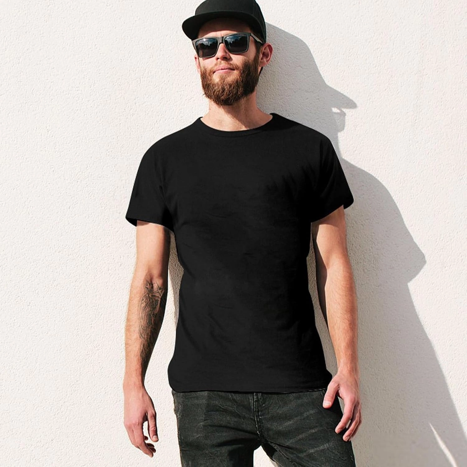 Men's Summer T-Shirt Perazzi Shotguns Classic Style Black