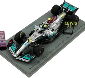 Metal Toy Vehicle 1/43 S8556 W13 W13E Hamilton 2022 Brazil for Mercedes-Benz Racing Plastic Car Models Collection Scale Vehicles