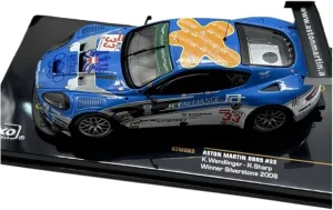 Metal Toy Vehicle Alloy Car Models IXO Silverstone Winning 1/43 2008for Aston Martin DBR9 Miniatures Collection Scale Vehicles