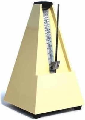 METRONOMO MADERA PIRAMIDE - Wittner (817/A) (Sistem Malzel) (Con Campana) (Arce Natural Mate)