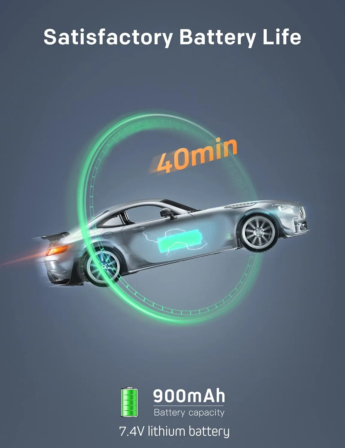 MIEBELY Remote Control Car, Mercedes Benz 1/12 Scale Official Authorized GT R Pro Rc Cars 7.4V 900mAh Rechargeable Battery 2.4Ghz Rc Drift Cars W/LED Toy Car Birthday Gift for Boys Kids Adults Age 6 