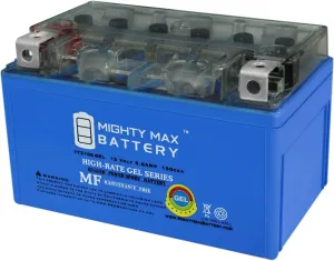 Mighty Max Battery 12V 8.6AH 190CCA GEL Replacement Battery Compatible with Moose Racing CTZ10S