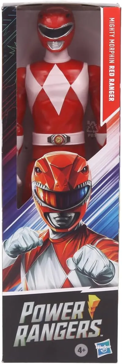 Mighty Morphin Red Ranger 12-Inch Action Figure Toy…