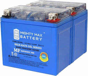 Mighty Max Battery YTX5L-BSGEL 12V 4AH Replacement Battery compatible with Moose Racing YTX5L-BS - 2 Pack