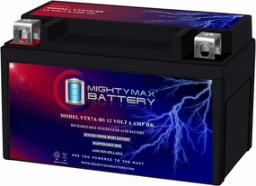 Mighty Max Battery YTX7A-BS Replacement Battery for Moose Racing MTX7A-BS - 3 Pack