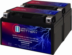 Mighty Max Battery YTZ10S 12V 8.6AH Replacement Battery compatible with Moose Racing CTZ10S - 2 Pack