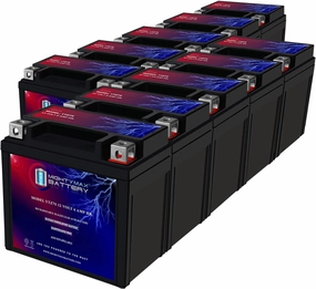 Mighty Max Battery YTZ7S 12V 6AH Replacement Battery compatible with Moose Racing YTZ7S - 10 Pack
