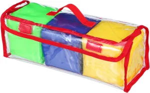 Milisten Transparent Pocket Dice for Early Education Game Dice for Classroom Teaching Lightweight Cubes