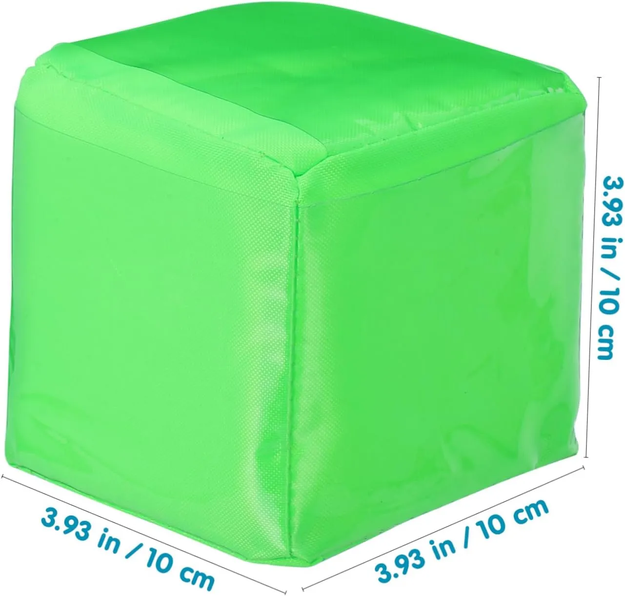 Milisten Transparent Pocket Dice for Early Education Game Dice for Classroom Teaching Lightweight Cubes