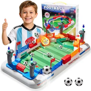 Mini Foosball Table Soccer Game for Kids：Birthday Gift Toys for 3 4 5 6 7 8-12 Year Old Boys and Girls，Indoor Sports Soccer Toy Board Game ，Fun Ideal for Family Gatherings