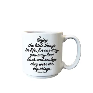 Mini Mugs - E330- Enjoy Little Things (Robert Brault)