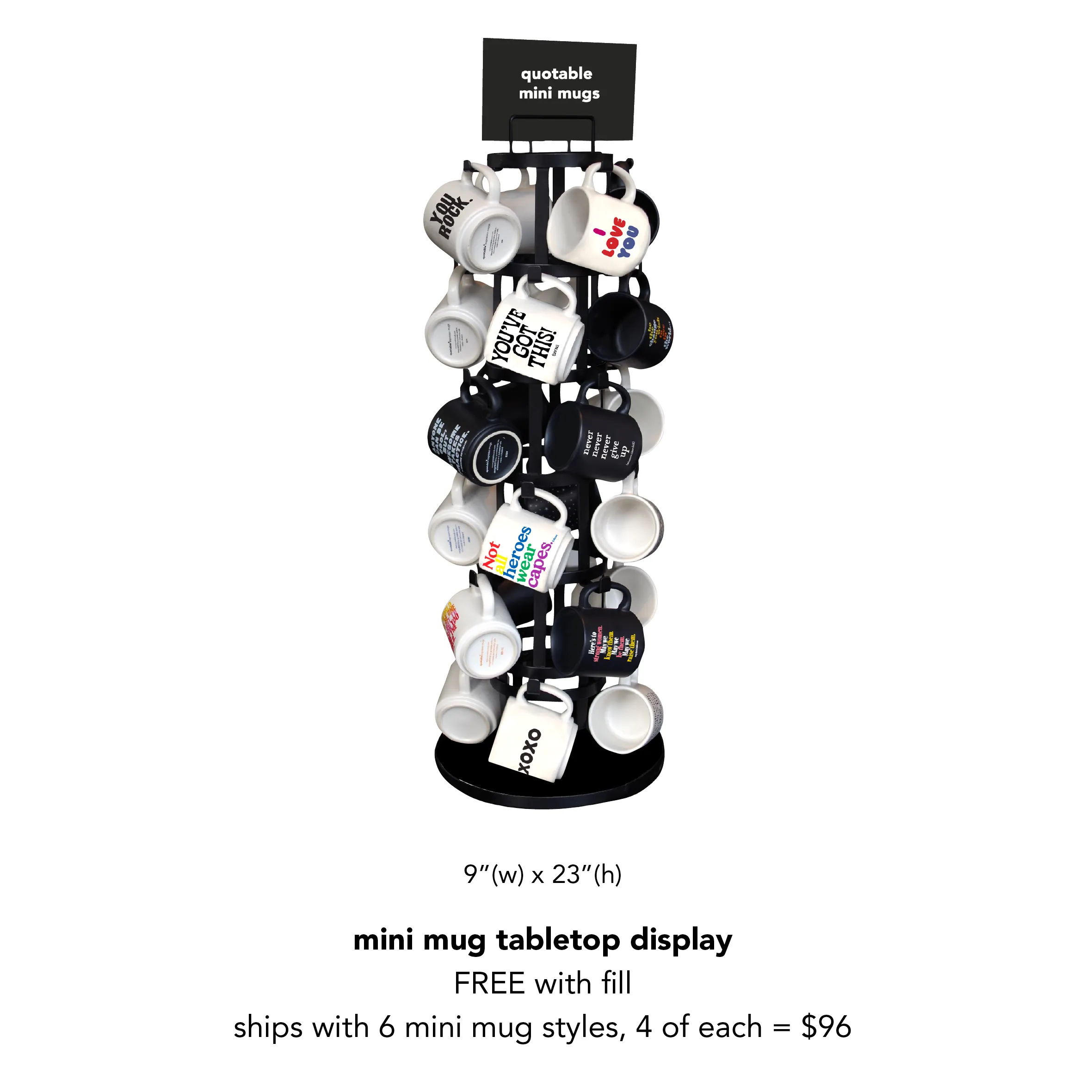 Mini Mugs - E346 - You Make The World (V.M. Hillyer)