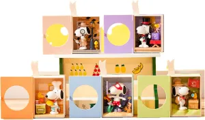 MINISO Snoopy Collection Surprise Box Figure Model Random Design Blind Box Toy Collectible Toy for Home Decor Birthday Gifts (Random One Figure)