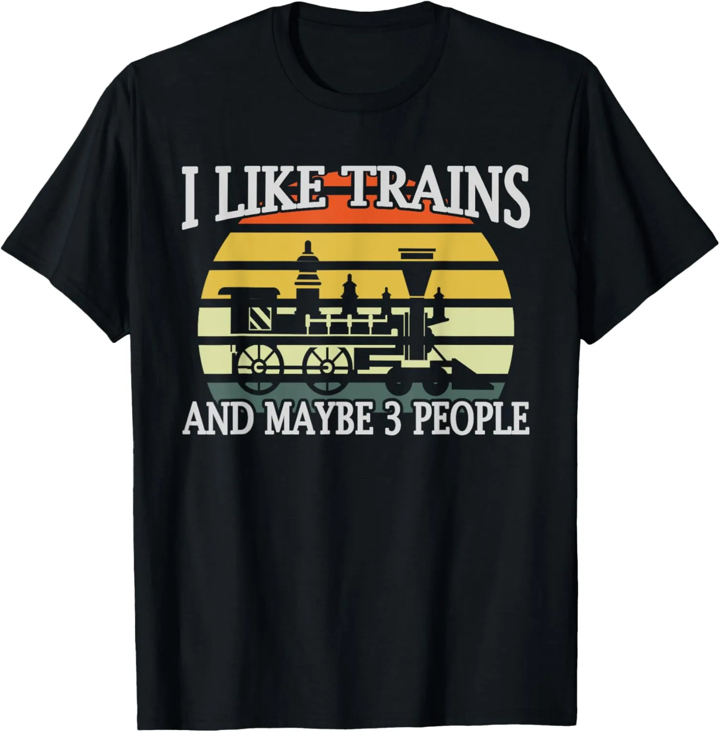 model railroad grandpa train steam locomotive railwayman T-Shirt