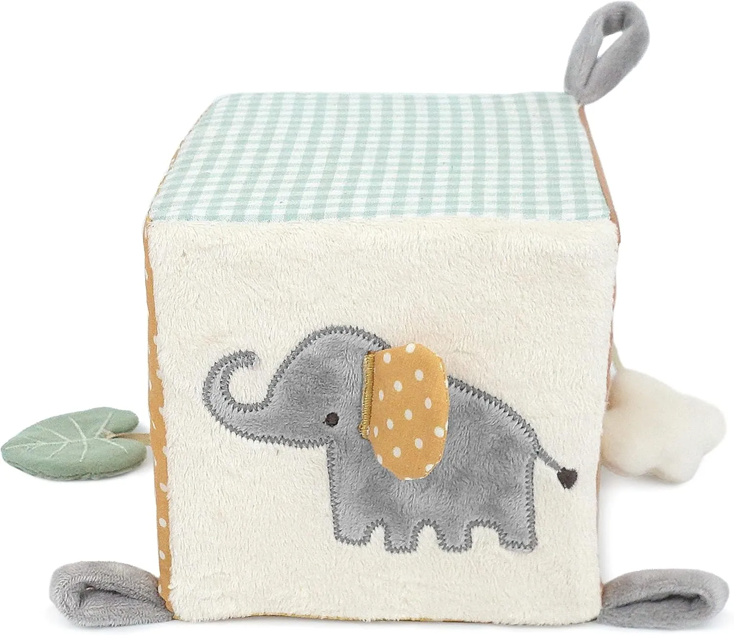 MON AMI Safari Activity Cube for Toddlers – 5.5x5.5x5.5”, Montessori Toys for Babies & Toddlers, Sensory Interactive Learning Toys