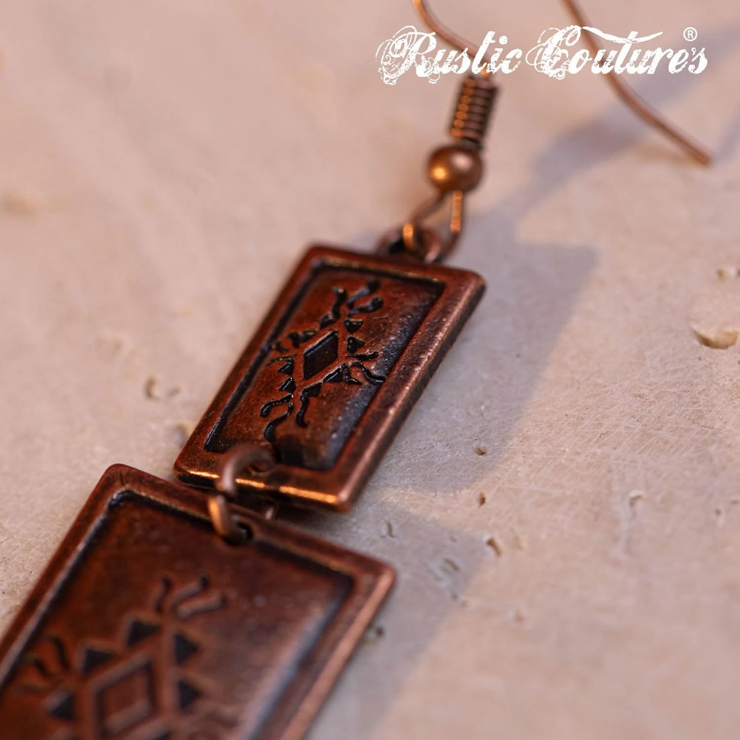 Montana West Wrangler 3 Pieces Jewelry Set for Women Western Cowgirl Necklace Earring Set.