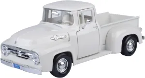 Motor Max 1956 Ford F-100 Pick Up, White 73235AC - 1/24 Scale Diecast Model Toy Car