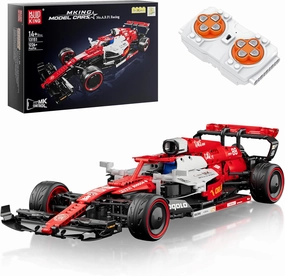 Mould King Alfa Formula Race Car Building Blocks, RC Car Model Kit, 1185PCS (8 )