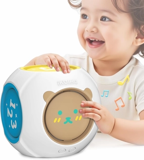 Musical Learning Cube Baby Toys - Bilingual Educational Learning Toy for 1 Year Old, Toddler Activity Cube with Music & Lights for 6-9-12-18 Months Babies Infants, First Birthday Gift for Kids