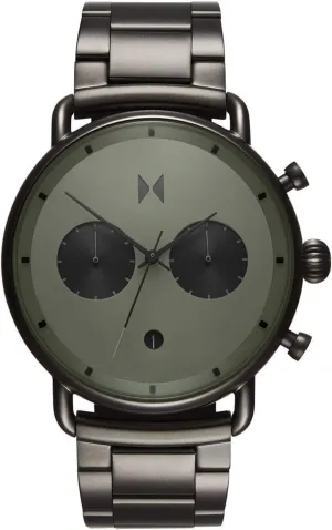 MVMT Blacktop Men's 47 MM Rallye Green Chronograph Watch