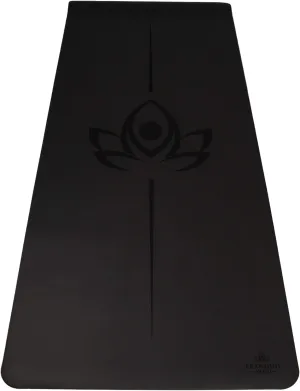 Natural Yoga and Exercise Mat - Excellent Grip and Joint Protection, Includes Carry Strap.