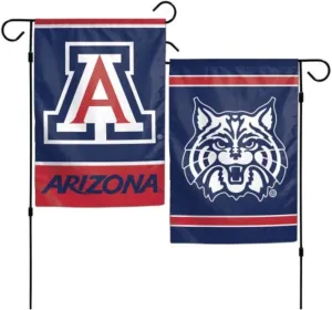 NCAA University of Arizona Wildcats 12x18 Inch Outdoor Garden Flag Banner