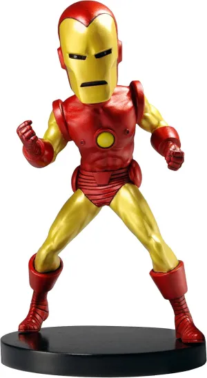 NECA Marvel Classic Head Knocker Iron Man Toy 8 inches