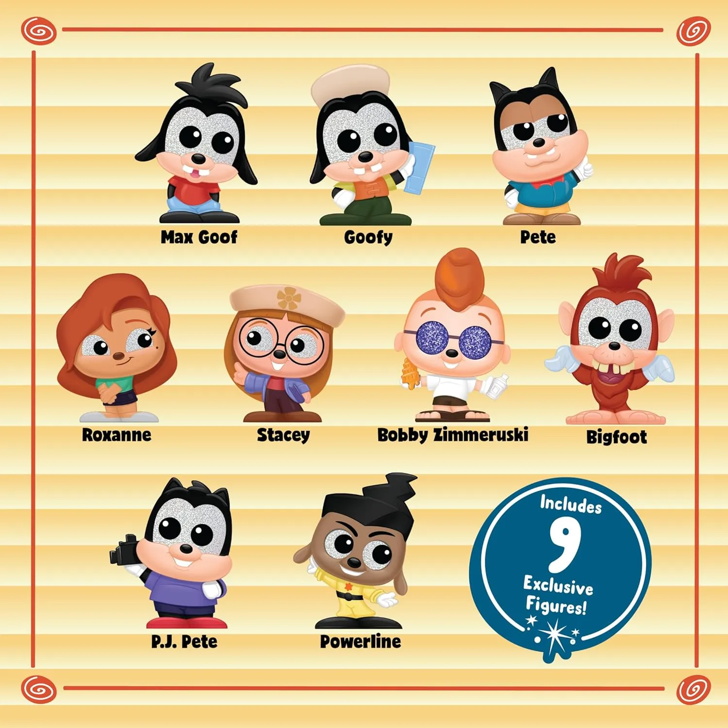 NEW Goofy Movie Collector Pack, Collectible Blind Bag Figures, Kids Toys for Ages 5 Up, Amazon Exclusive by Just Play
