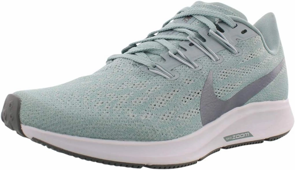 Nike Air Zoom Pegasus 36 Women's Running Shoe Ocean Cube/MTLC Cool Grey-Pure Platinum Size 6.5