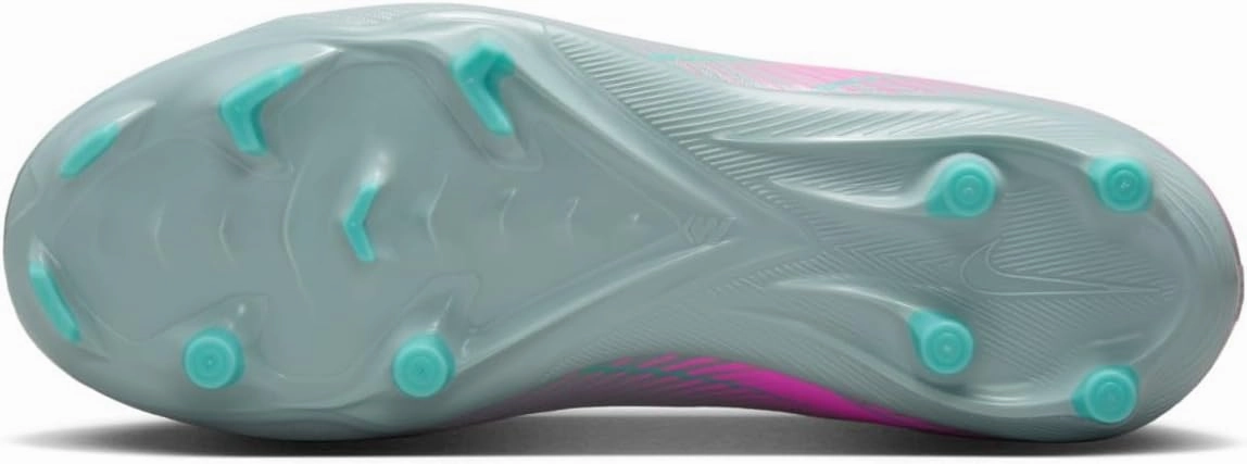 Nike Jr. Mercurial Superfly 10 Academy Little/Big Kids' MG High-Top Soccer Cleats (FQ8304-301, Ocean Cube/Pink Blast)
