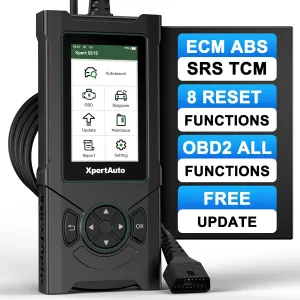 OBD2 Scanner S515 ABS SRS ECM TCM,Car Code Reader, Diagnostic Scan Tool with Reset for ABS/SRS/Oil/EPB/SAS/ETS/Battery/DPF/, Universal for All OBD II/EOBD Protocol Cars After 1996