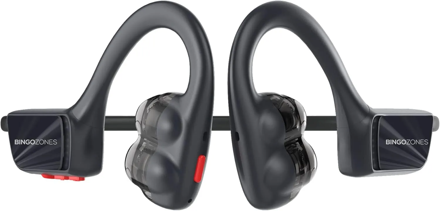 Open-Ear Headphones Bluetooth Air Conduction Wireless Earphones for Workouts Cycling Running