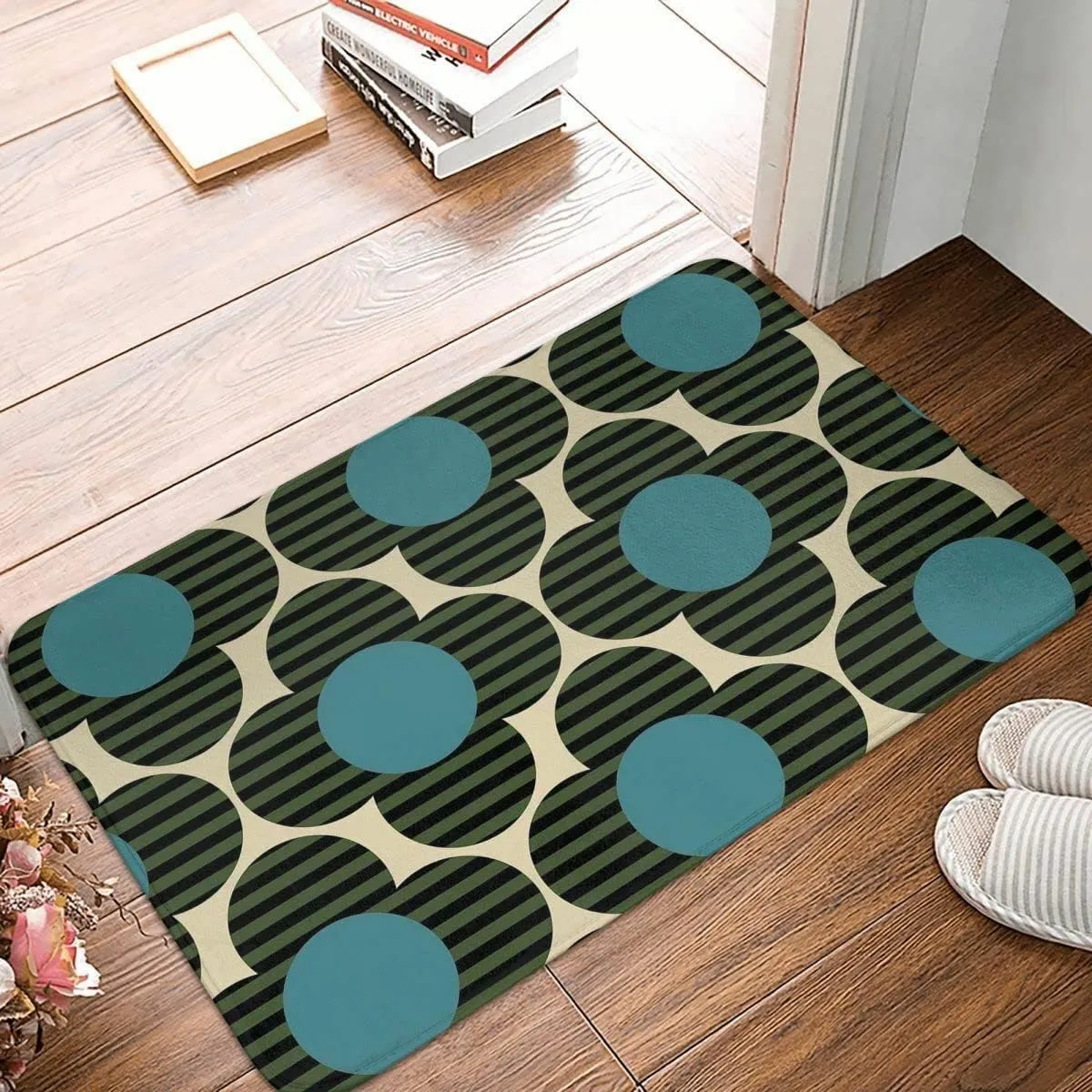 Orla Kiely Doormat Bathroom Rectangle Soft Kitchen Home Carpet Rug Door Mat 18x30inch