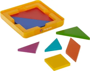 Osmo - Genius Tangram for iPhone, iPad & Fire Tablet - Ages 6-10 - Use Shapes/Colors to Solve for Visual Puzzles (500 ) Educational Learning Games - STEM Toy Gifts - Boy & Girl (Osmo Base Required)