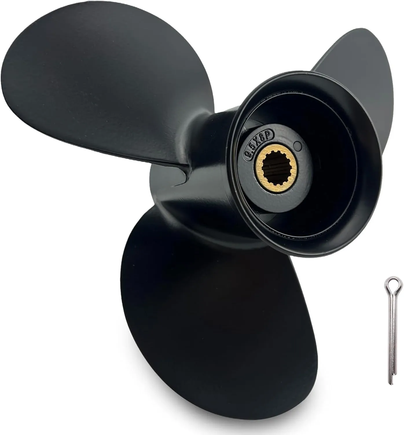 Outboard Propeller Aluminum Boat Propeller fit Tohatsu Engines 9.9-20 HP 25-30HP 35-50HP 60-140HP,14x13 9.7x10 9.5x8 11.6x11,RH