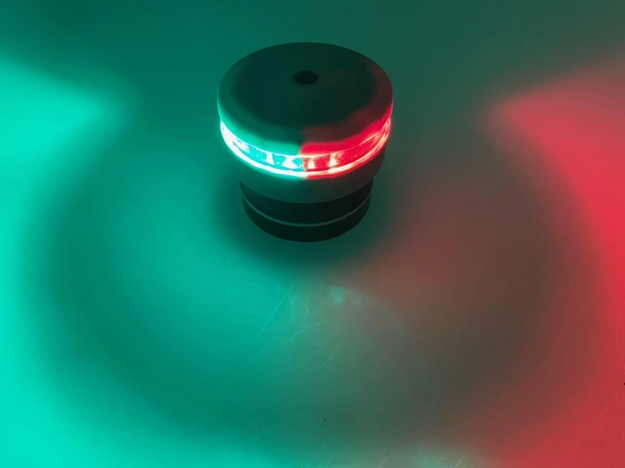 Pactrade Marine Grey Housing Navigation Light Surface Mount Adhesive Base LED AAA Battery Operated IP:67 CE RoHS Certified (Green and Red)